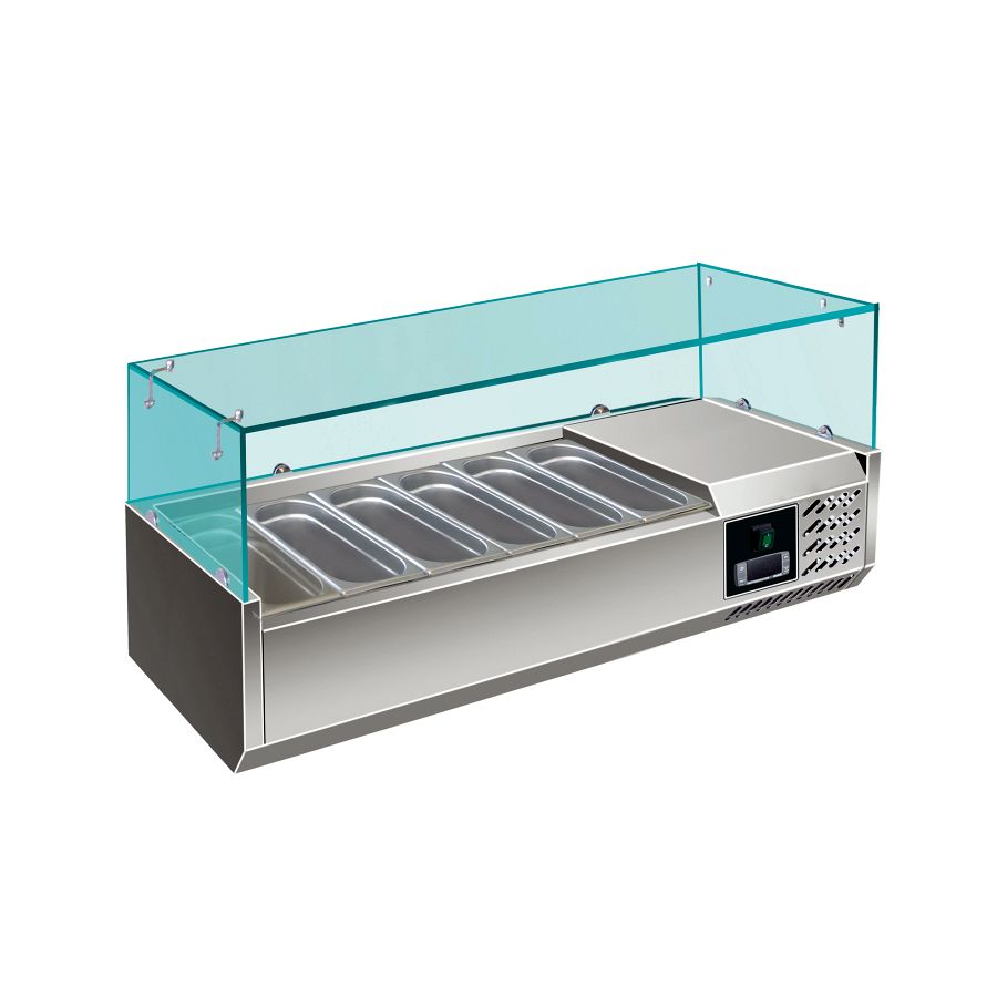 Aufsatzkühlvitrine EVRX 1400/330